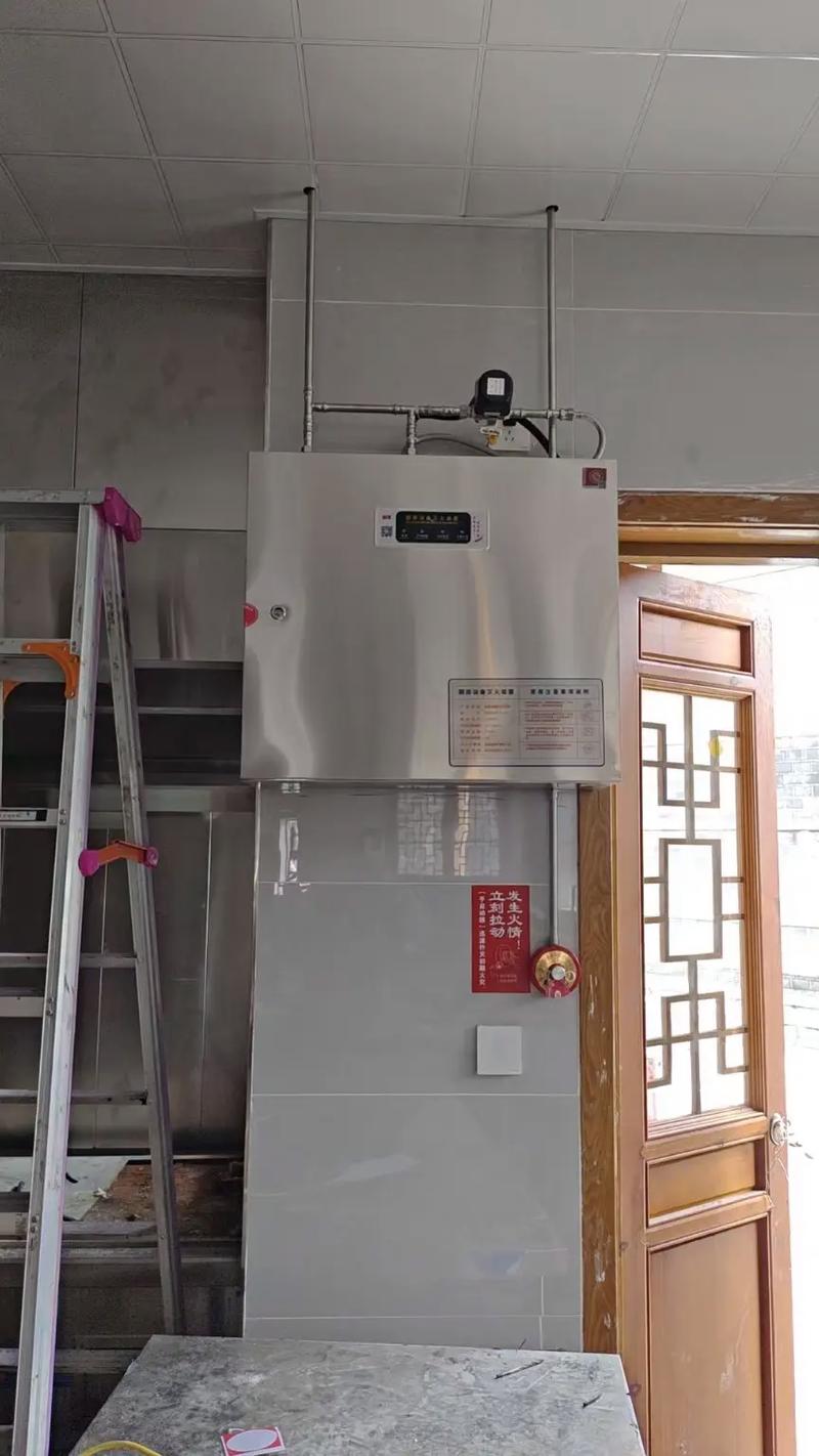 #商用廚房設備 廚房自動滅火系統#廚房排油煙管道設計方案
